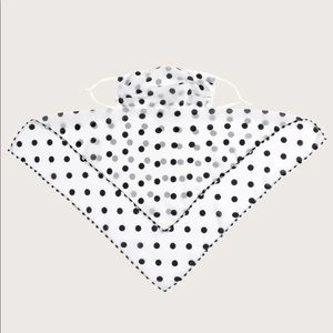(All Scarf Masks - 2/$30) Polka Dot Scarf Mask